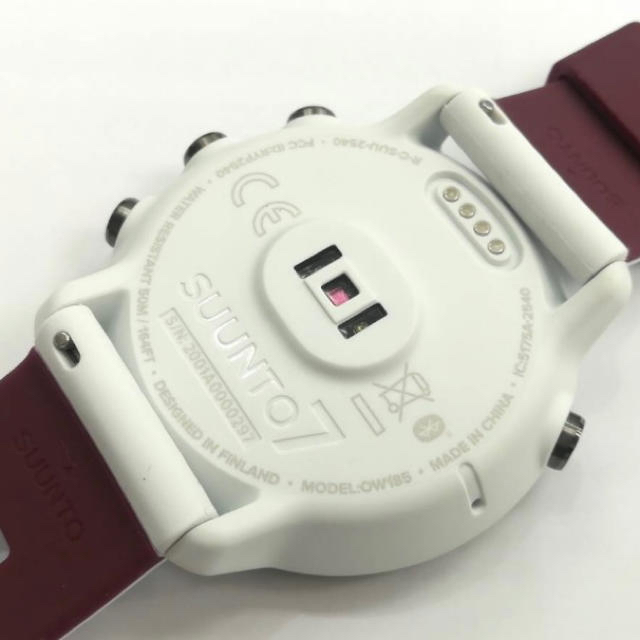 SUUNTO - 美品 Suunto SUUNTO 7 WHITE BURGUNDY の通販 by るーしゅ