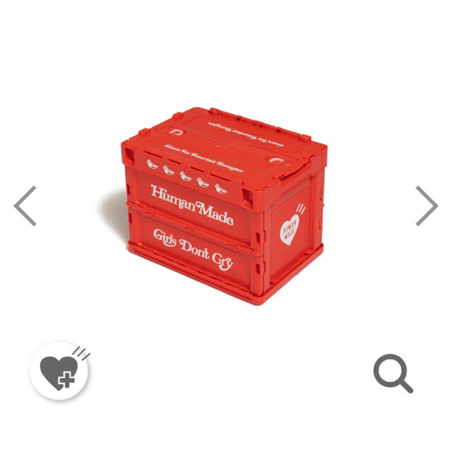 Supreme - ヒューマンメイド ガールズドントクライ コンテナボックスの