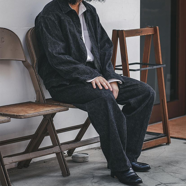 COMOLI - hiro様専用 COMOLI デニムジャケット ブラック/エクリュの