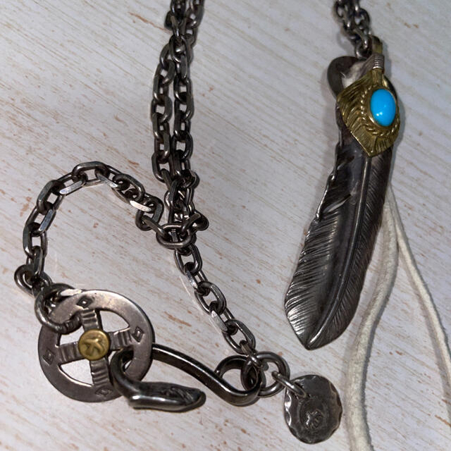 goro's - goro's 上金金縄ターコイズ特大フェザー セットの通販 by