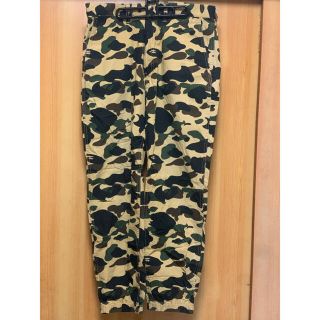 A BATHING APE（ワークパンツ/カーゴパンツ ・ イエロー/黄色系）の