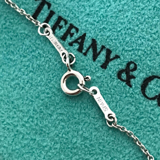 Tiffany & Co. - Tiffany オープン ティアドロップ ネックレス美品の