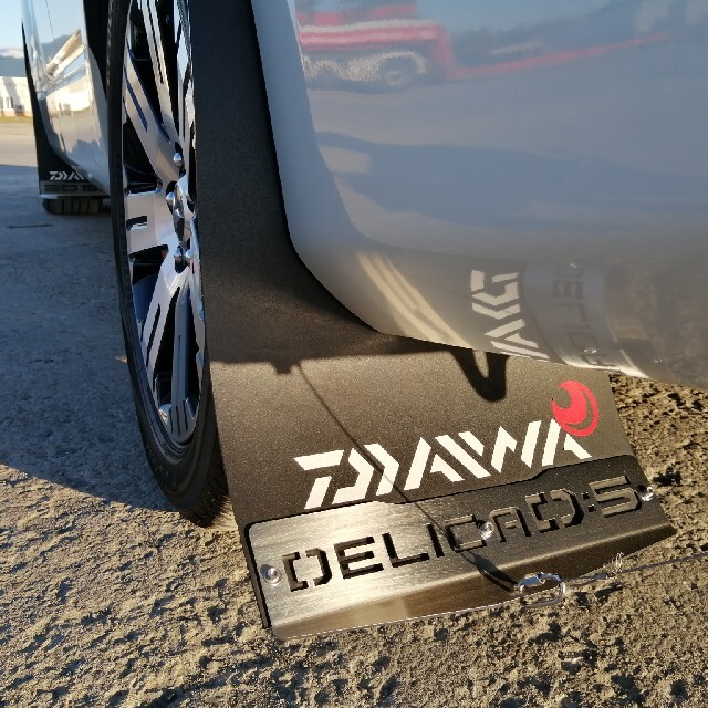 デリカD5 マッドフラップ黒 後期型専用 SUS304 #400の通販 by SUXUS