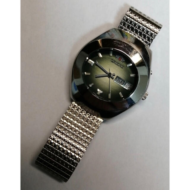 ORIENT - 動作品 オリエント クリスタル 機械式自動巻 27石 メンズ