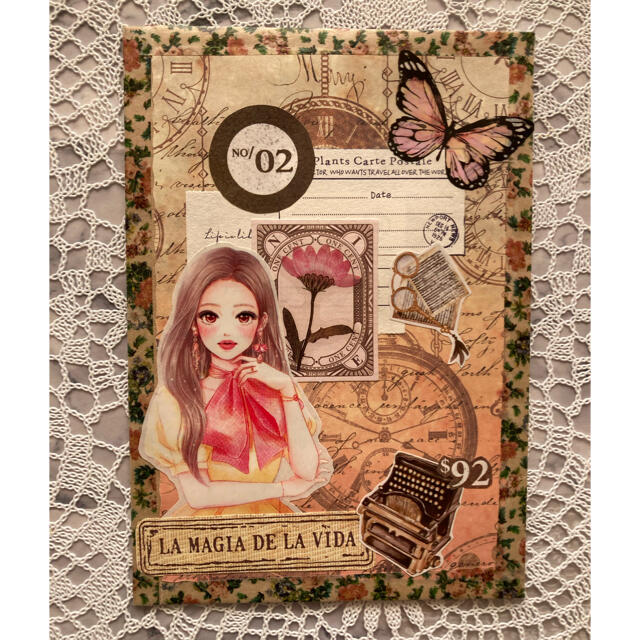 ⭐️最安値 コラージュ素材 メモ帳 まとめ売り 紙モノ 大量 おすそ分け