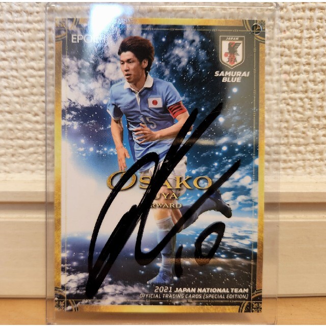 2018 1/40 ファーストナンバー日本代表 大迫勇也 サインカード 【公式