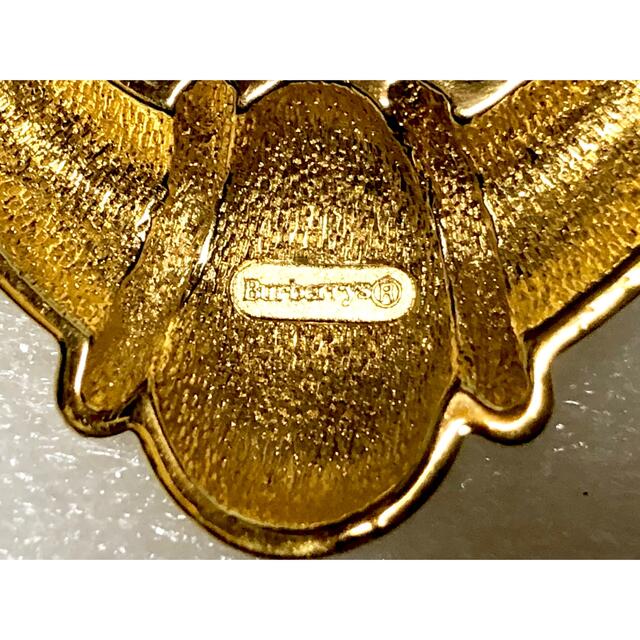 BURBERRY - Burberry バーバリー ブローチ ゴールド の通販 by