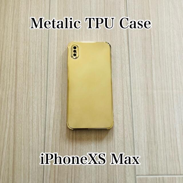 iPhoneXsmax iPhone XS Maxケース ゴールド TPUケースの通販 by