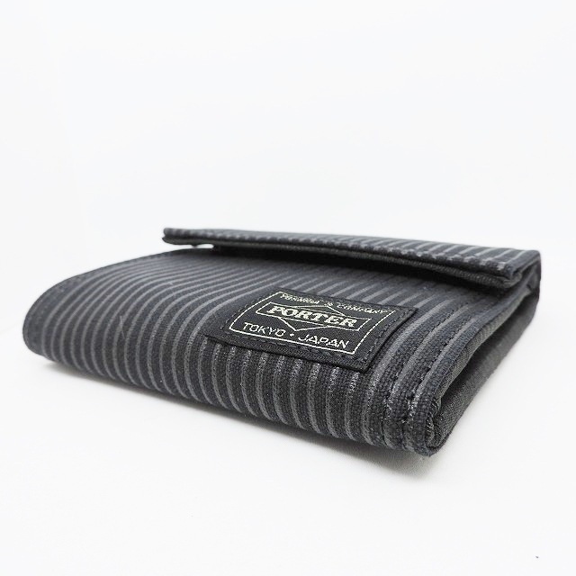 PORTER - ポーター 2つ折り財布美品 - ストライプの通販 by ブラン