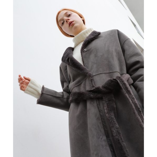 Ameri VINTAGE 2WAY エコファーロングコート-駒東 学校別サピックス