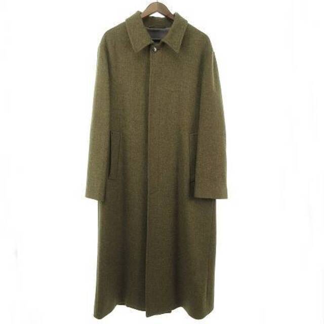 LEMAIRE - ルメール ハリスツイード 21AW ステンカラー コート 48