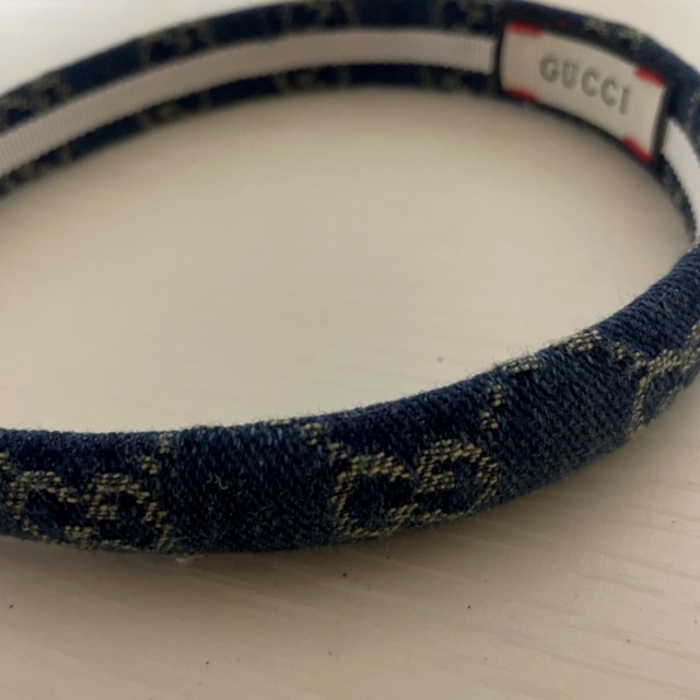 GUCCI - GUCCI デニムカチューシャの通販 by a｜グッチならラクマ