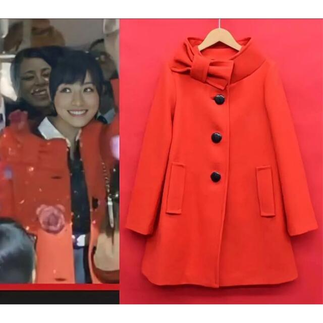 kate spade NEW YORK - 石原さとみさん着用 ケイトスペードリボン赤