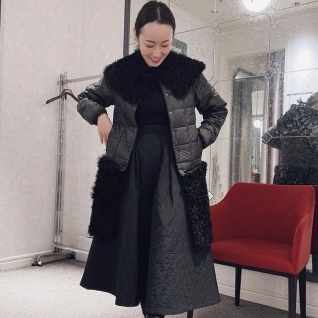 TAION - 新品タグ付きタイオンエクストラTAION EXTRA裾ファー Mサイズ