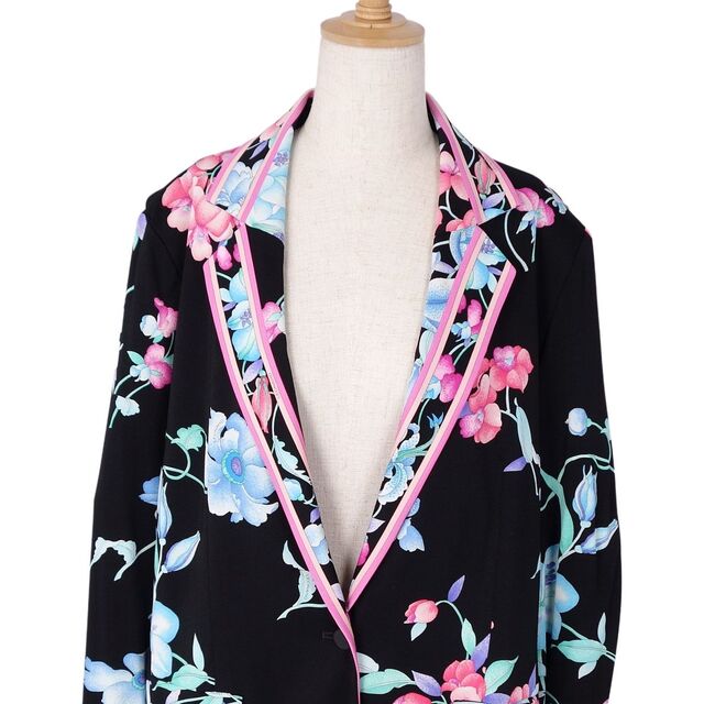 美品✨レオナール 大きいサイズ フラワートリムデザイン テーラード