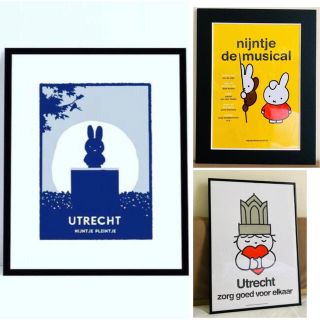 専用ディック・ブルーナミッフィー オランダポスター&シルクスクリーン