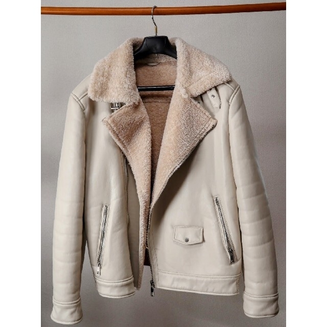 ZARA - ZARA ボアライダースジャケットの通販 by たかし's shop｜ザラ