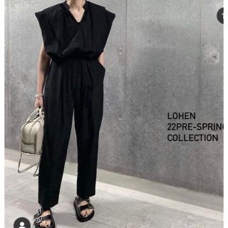 ENFOLD（サロペット/オーバーオール ・ ブラック/黒色系）のフリマ