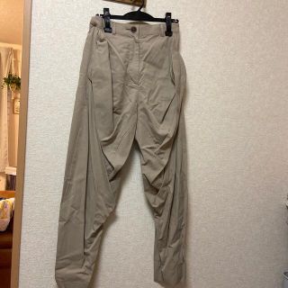 ヴィヴィアンウエストウッド ブルーグレー サルエルパンツ リボン付き