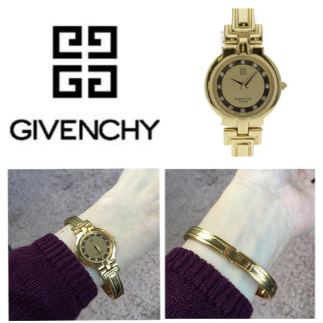 GIVENCHY - ジバンシィ正規品12P✨ダイヤ✨ドレスウォッチの通販 by