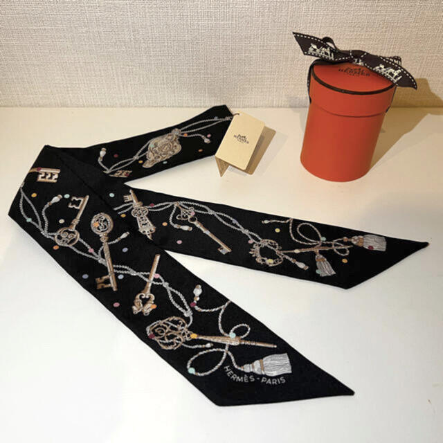 HERMES - 【新品・未使用品】 エルメス 鍵ツイリー レクレアポア 黒