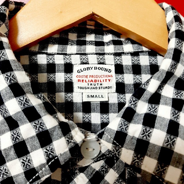 COOTIE - cootie Dobby Gingham Check チェックシャツ S kjの通販 by