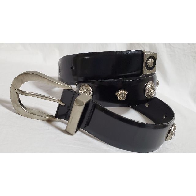 Gianni Versace - 正規美レア ヴェルサーチ ジュエリーコンビ レザー