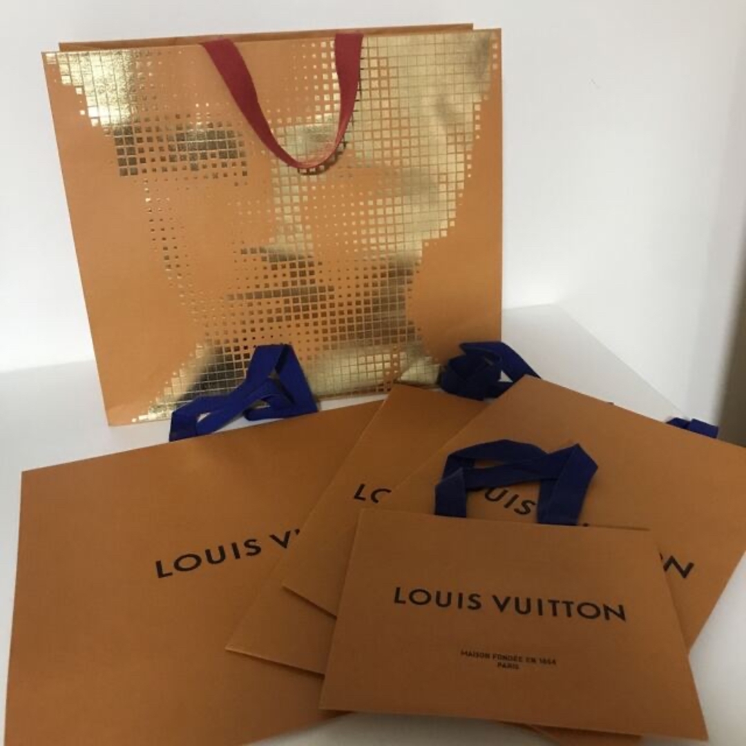 ルイヴィトン 布袋 巾着 5枚セット 大きめサイズ LOUIS VUITTON - ルイ