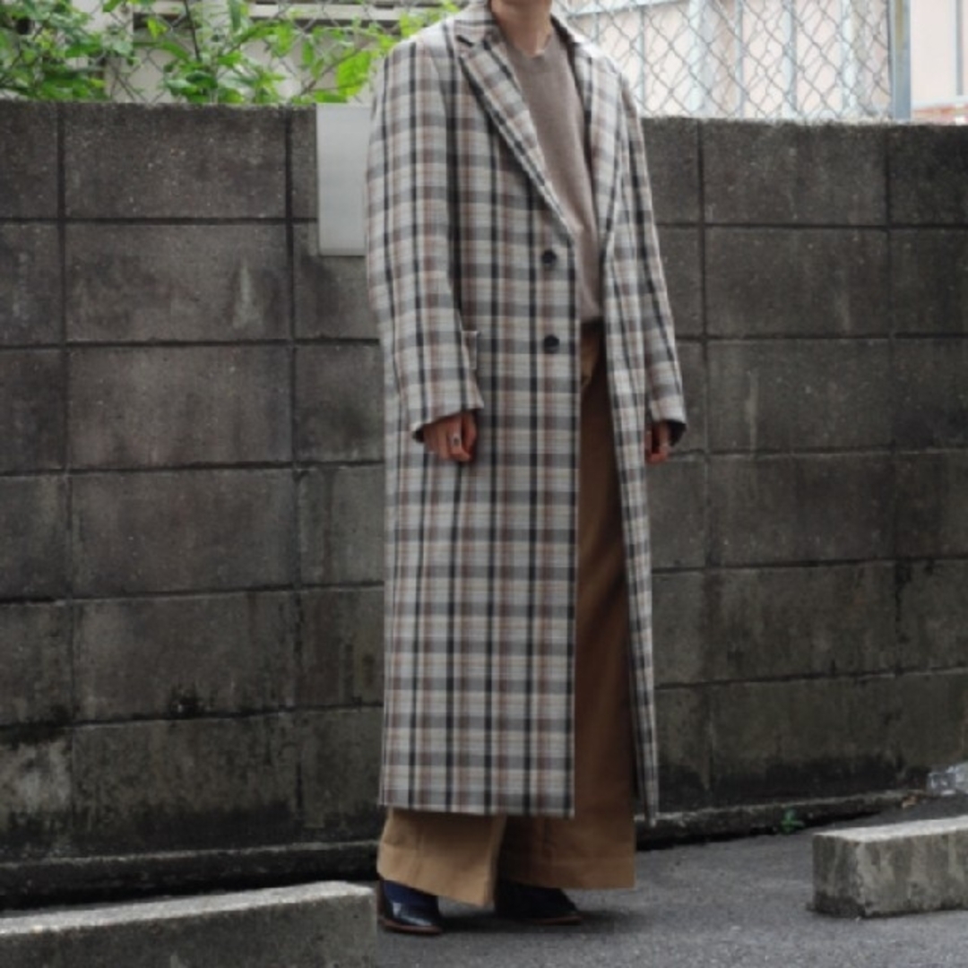 AURALEE - AURALEE 新品 タグ付き チェック チェスターコートの通販 by