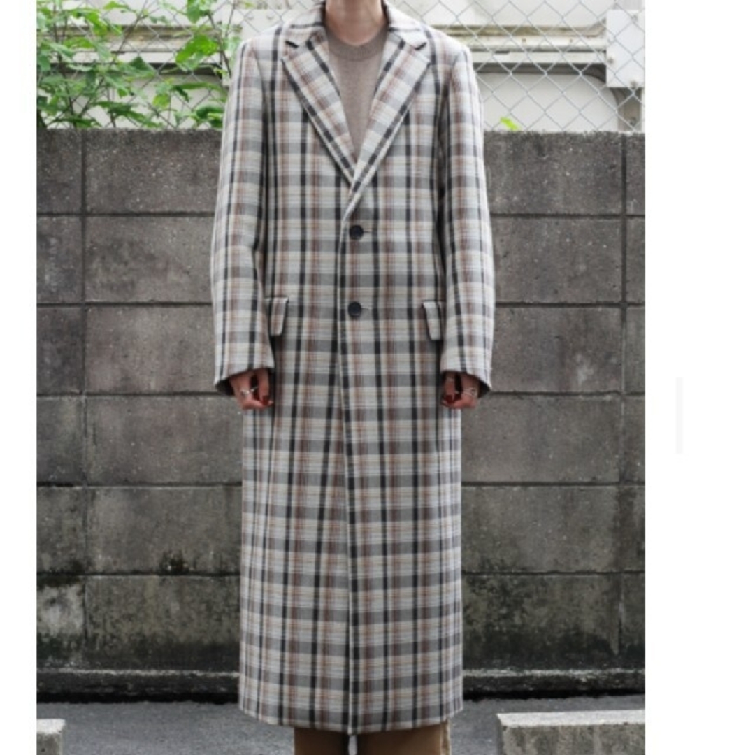 AURALEE - AURALEE 新品 タグ付き チェック チェスターコートの通販 by