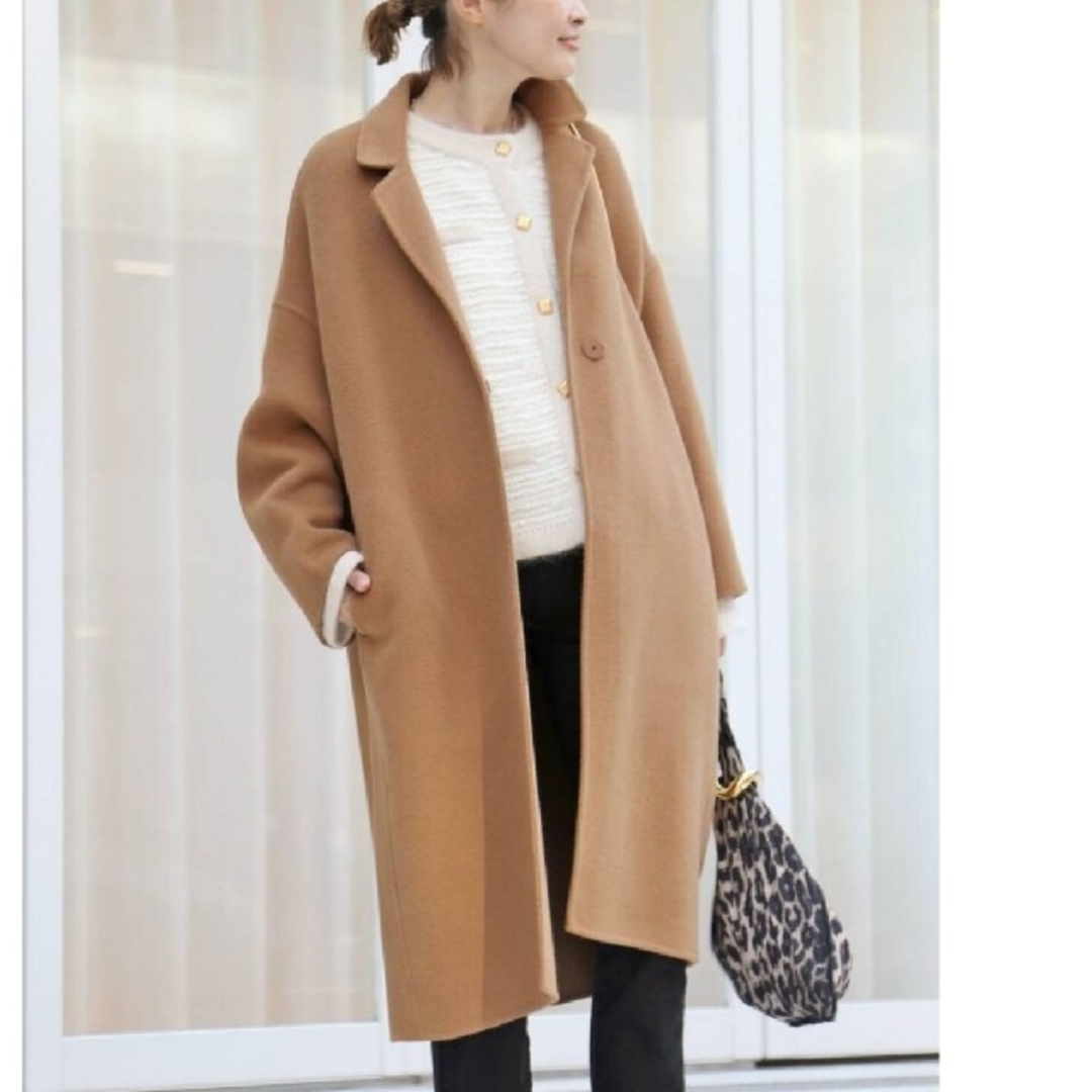 DEUXIEME CLASSE - ドゥーズィエムクラス ウールアンゴラ リバーコート