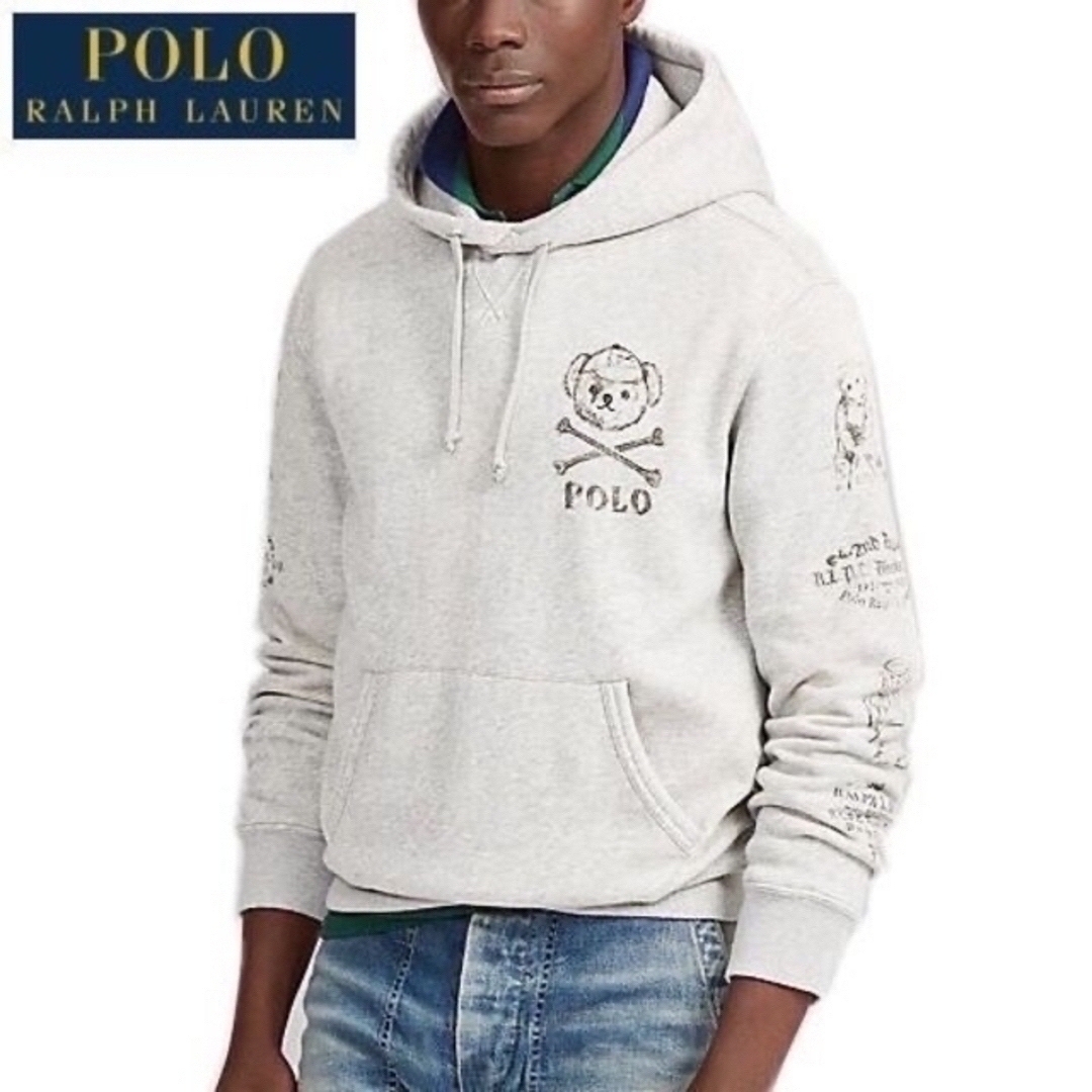 POLO RALPH LAUREN - 美品 希少 M スケッチ ポロベア スウェット