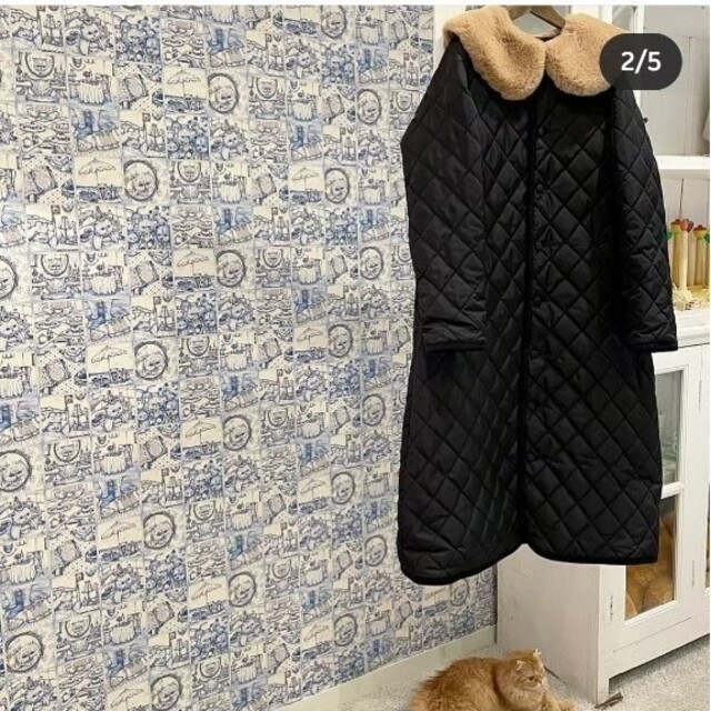 franche lippee - 585【M】yukiemon テキスタイルキルティングコート