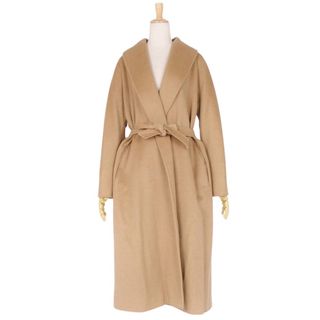 Max Mara - 美品 マックスマーラ Max Mara コート ピュアキャメル 白
