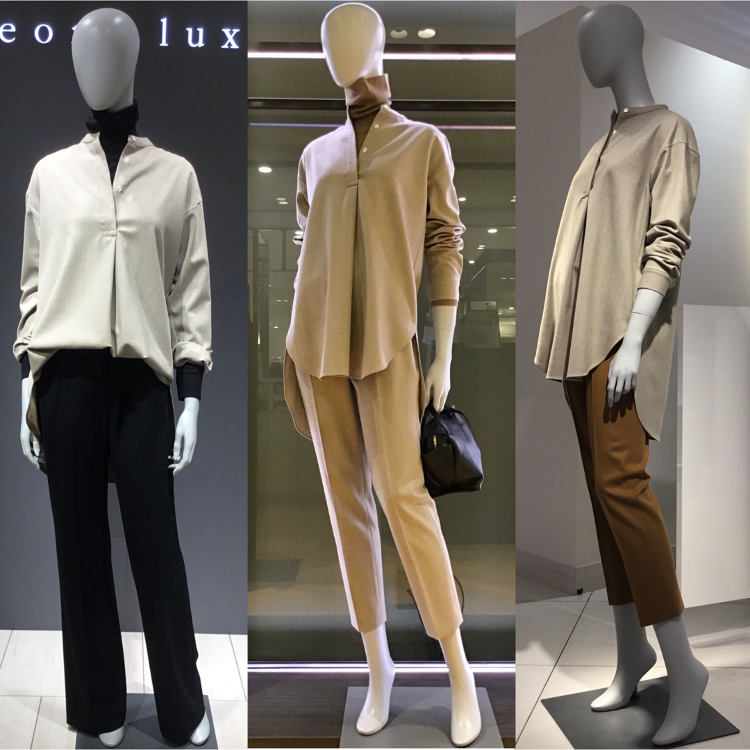 Theory luxe - theoryluxe 19AW 完売 SAXONY 長袖スタンドカラー