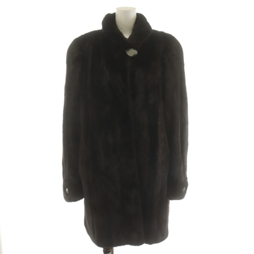 BLACK GLAMA】ブラックグラマ ミンクコート 110cm ダーク 肉厚 【公式