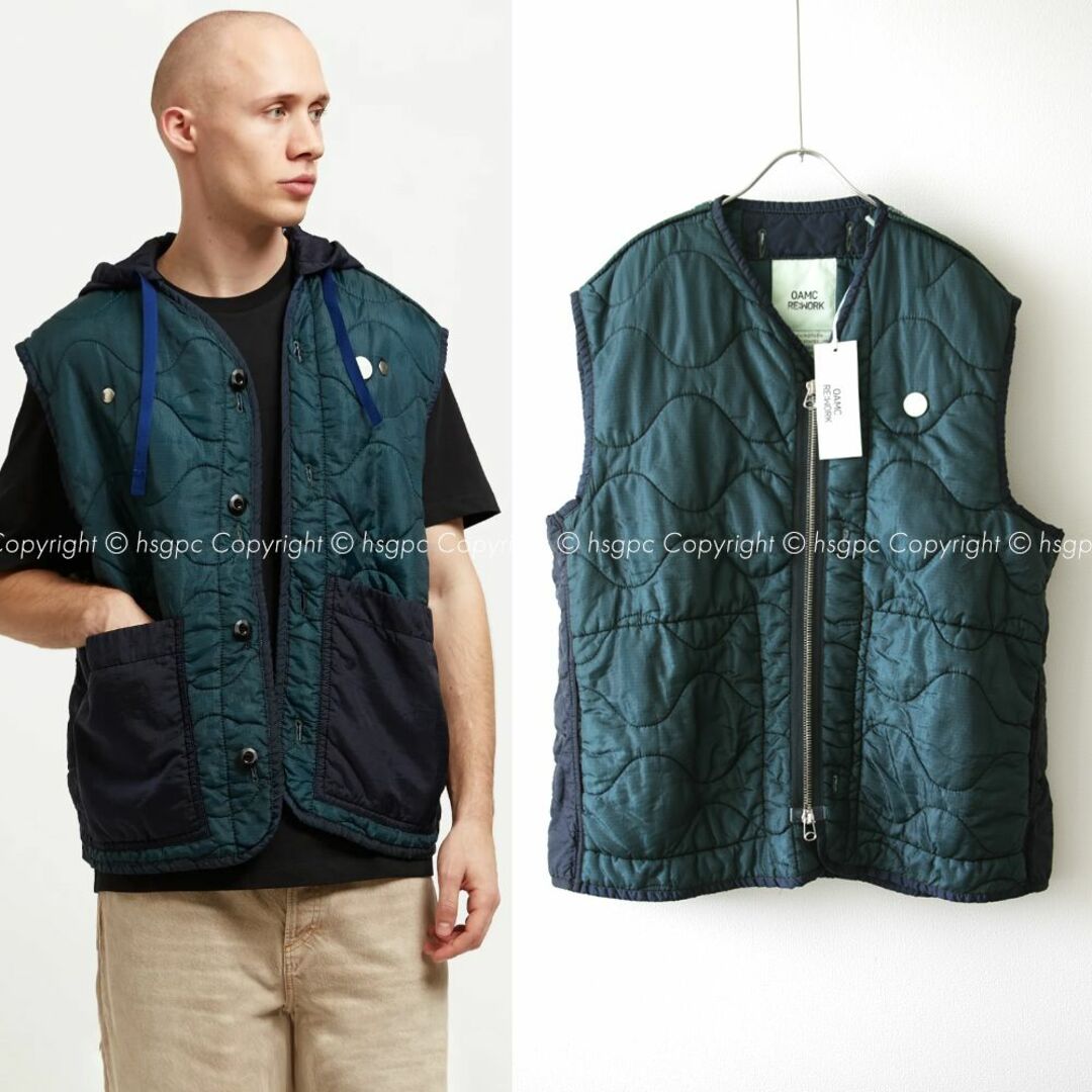 OAMC - OAMC Re:Work キルティング ライナー ベスト リメイク 再構築の