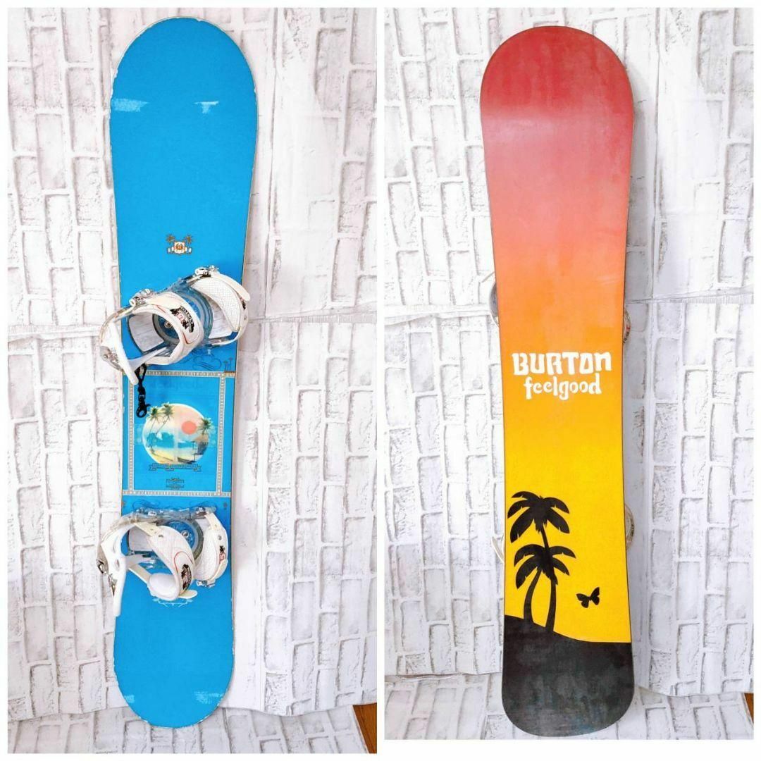 BURTON feelgood バートン バインディング付 スノーボードセット