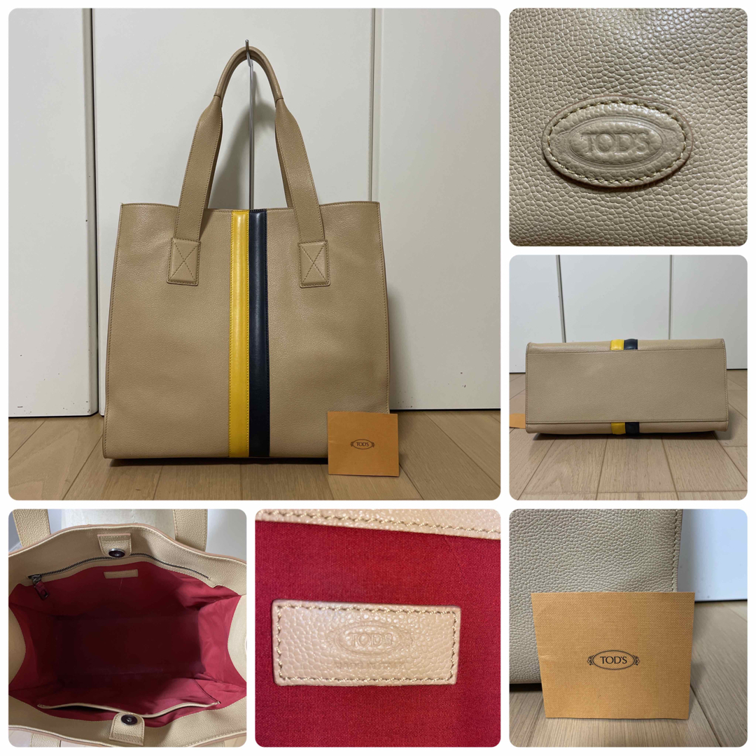 TOD'S - トッズ(TOD'S)ダブルストライプトートバッグ 中古の通販 by