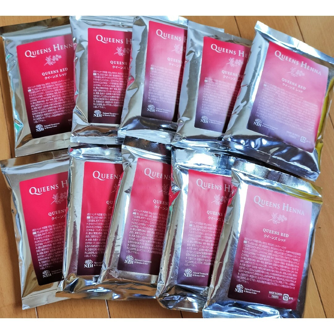 Queens Henna レッド・ニューブラウン6個セット クイーンズヘナセット