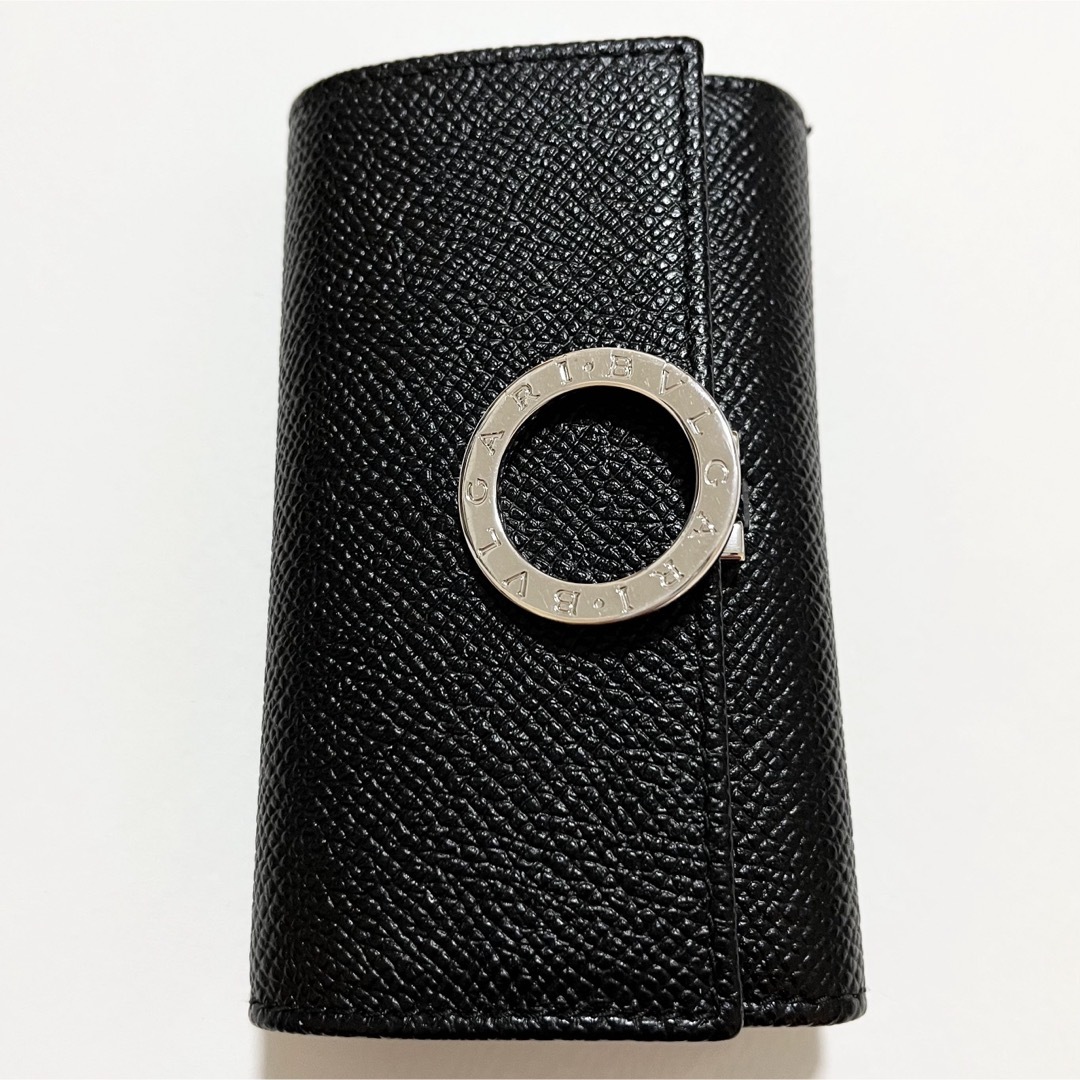 BVLGARI - ほぼ未使用☆ BVLGARI ブルガリ キーケース ブラック 黒 箱