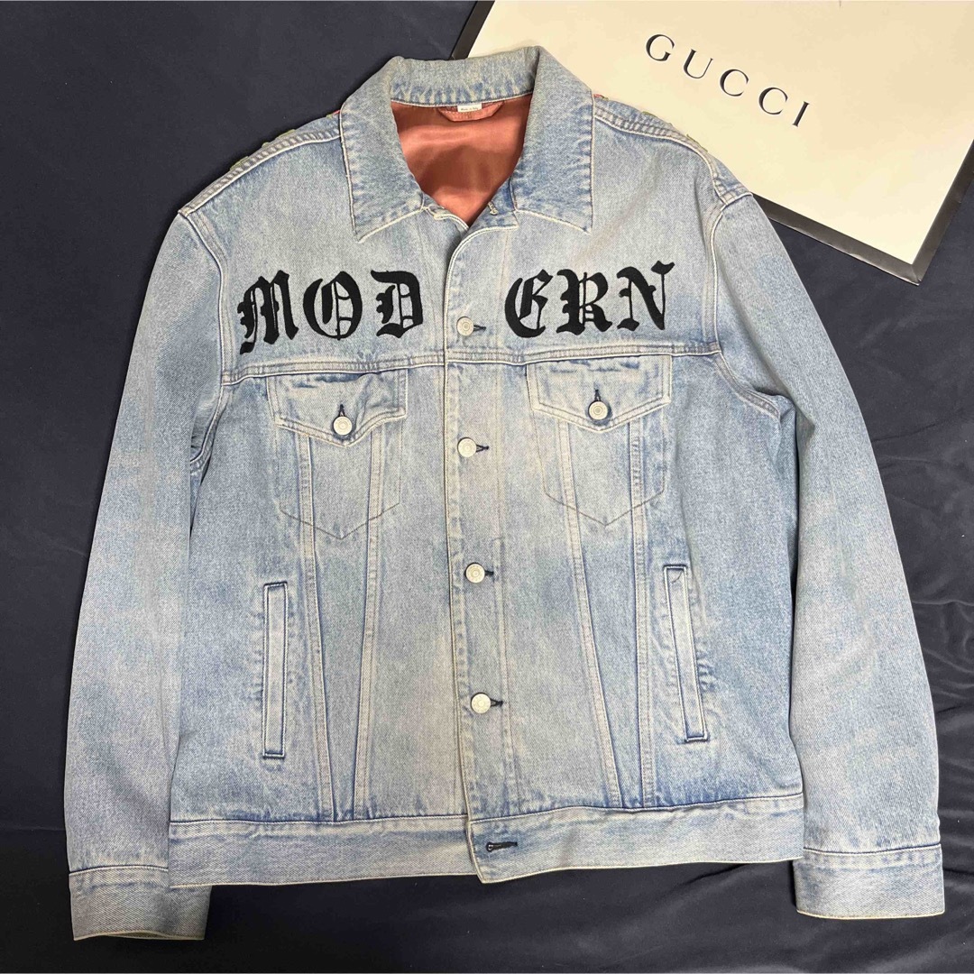 GUCCI - 正規美品 GUCCI グッチ デニムジャケット 刺繍 ブルゾン