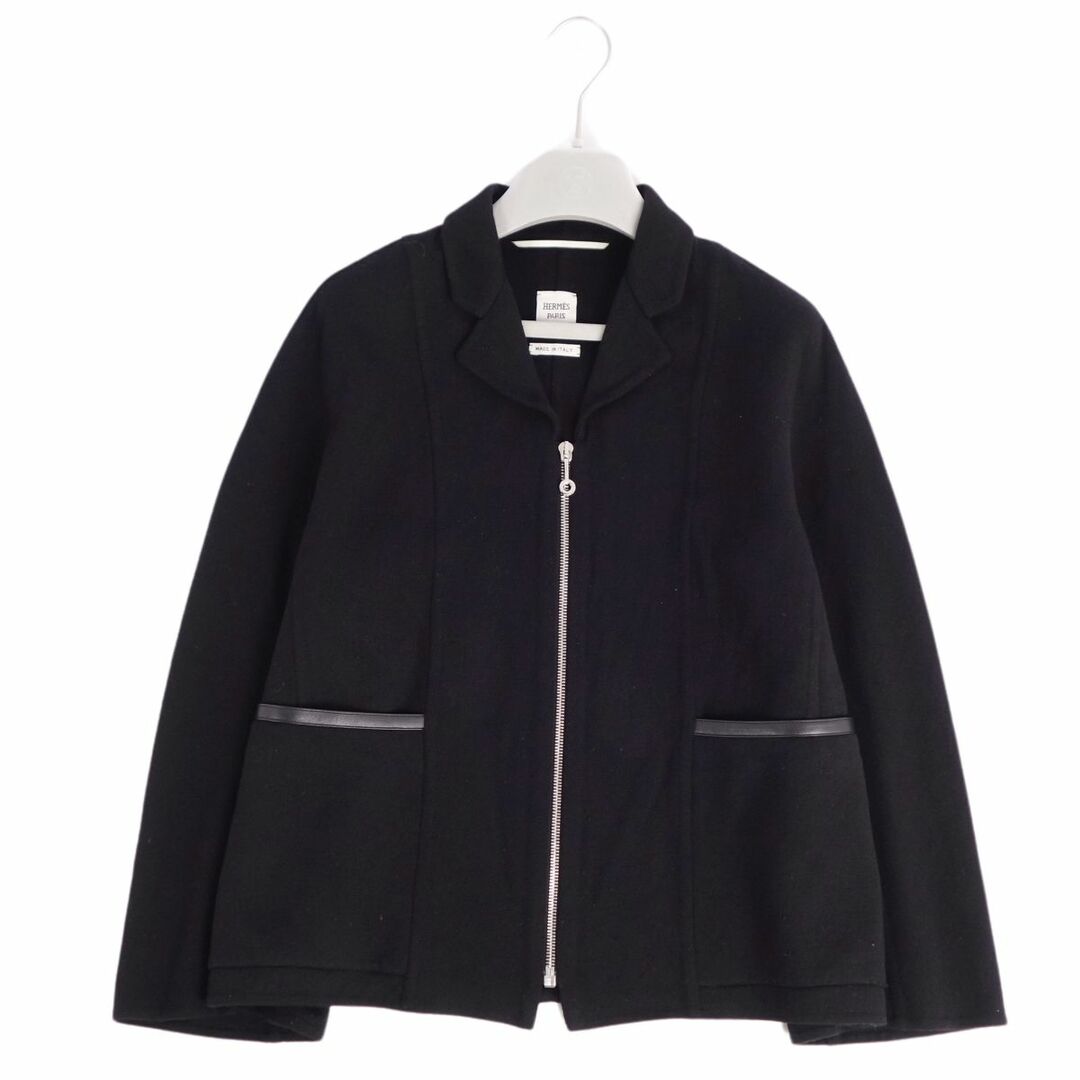 HERMES - 極美品 エルメス HERMES ニット ジャケット 21AW ジップ