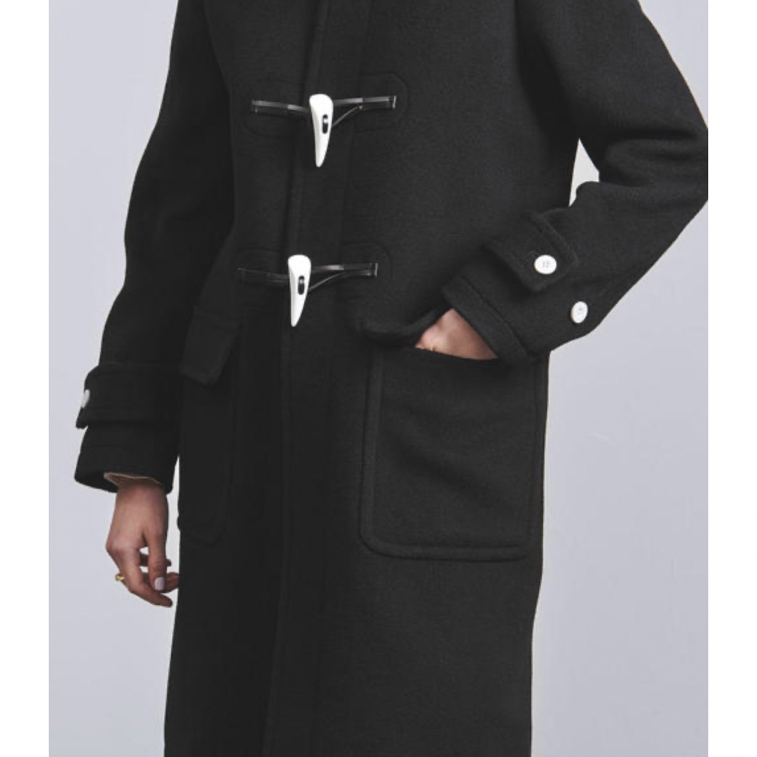 HYKE - HYKE ハイク ホワイト トグル ダッフル コート 白トグルの通販