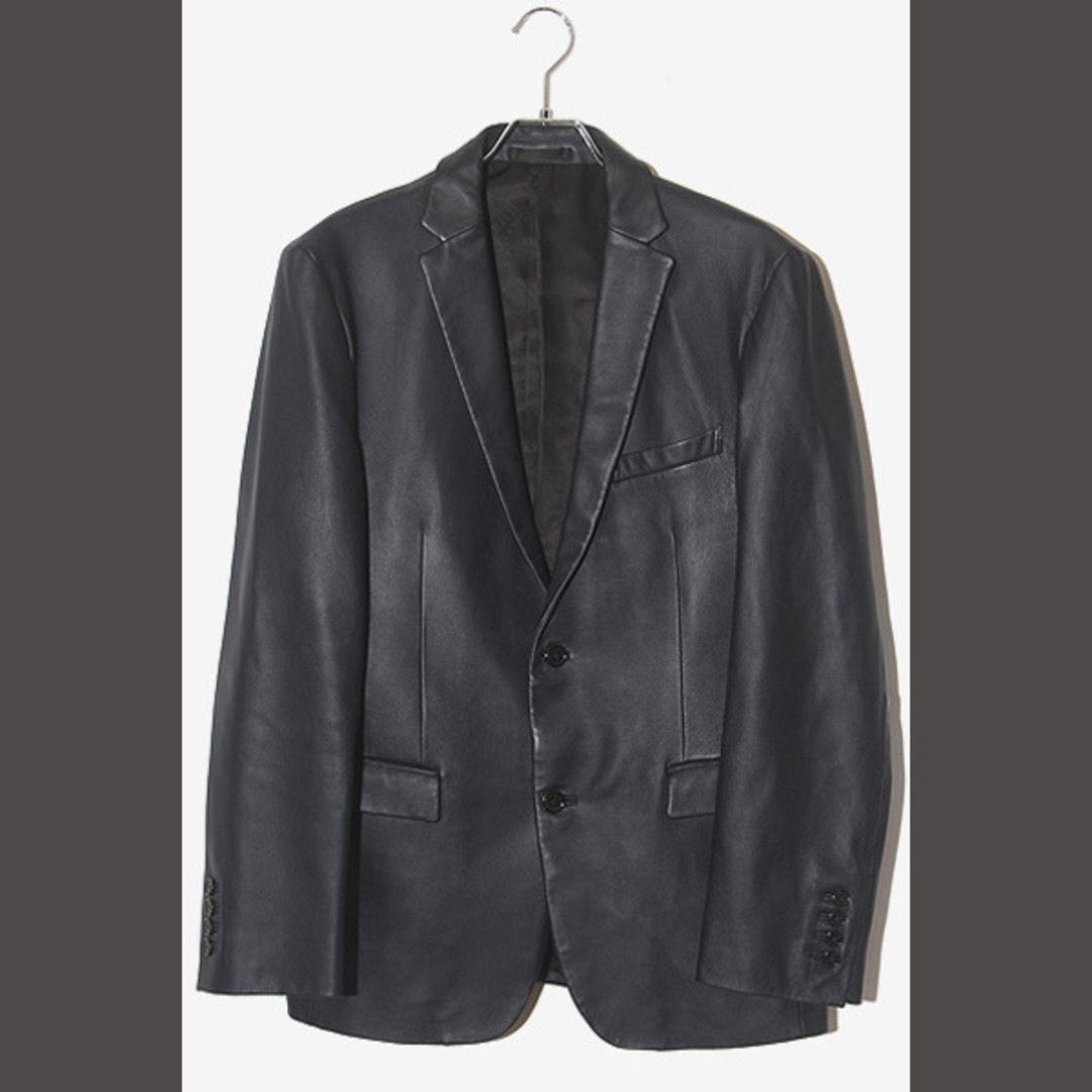 人気◇バーバリーブラックレーベル テーラード ジャケット 紺 2B M