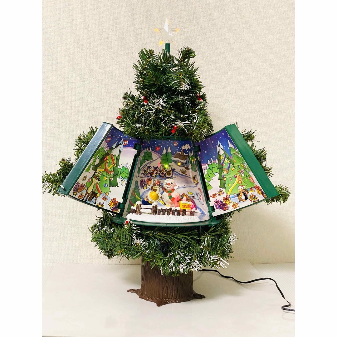 希少 】自動開閉型 人感センサー&クリスマスソング付き クリスマス