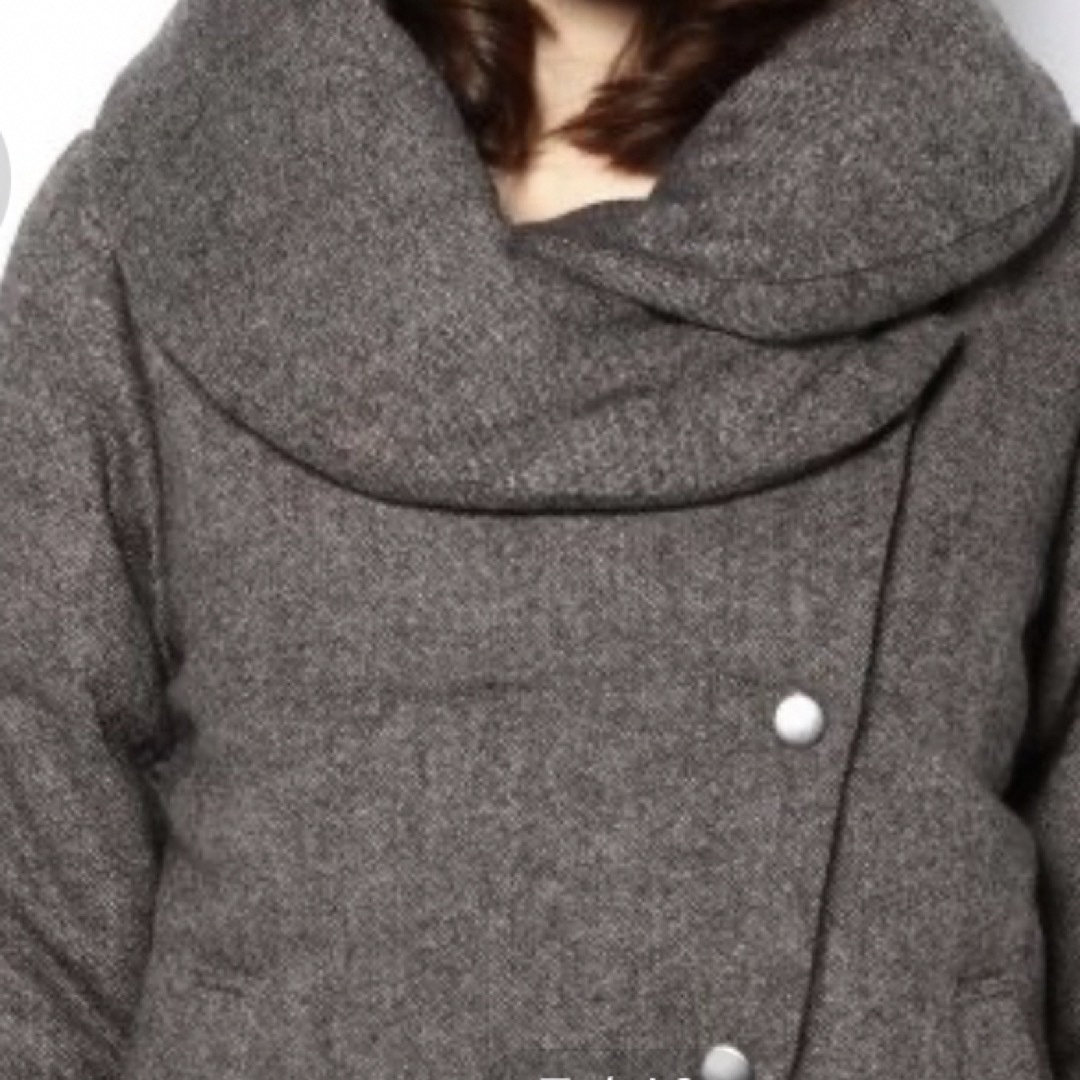 ジャーナルスタンダードツイードビッグショールショートダウン