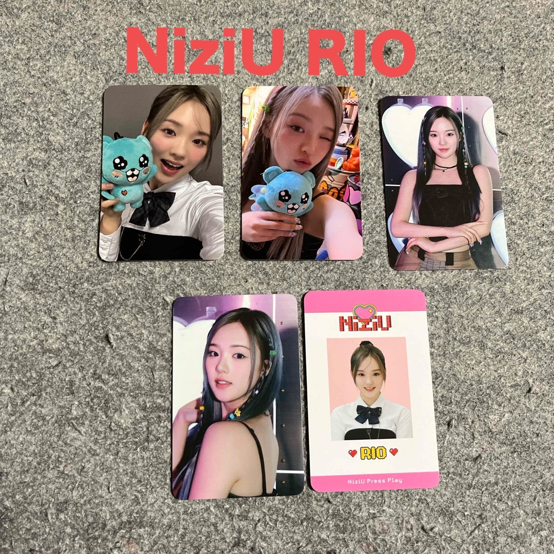 NiziU - NiziU Press Play RIO フォトカードセット5種の通販 by ラブ