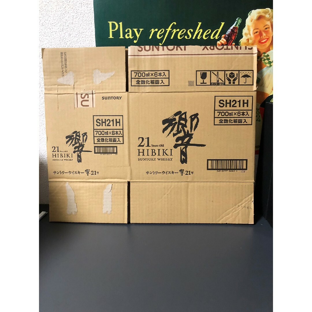 サントリー - 【中古品】SUNTORY 山崎 18年 響 21年 空箱 ダンボール
