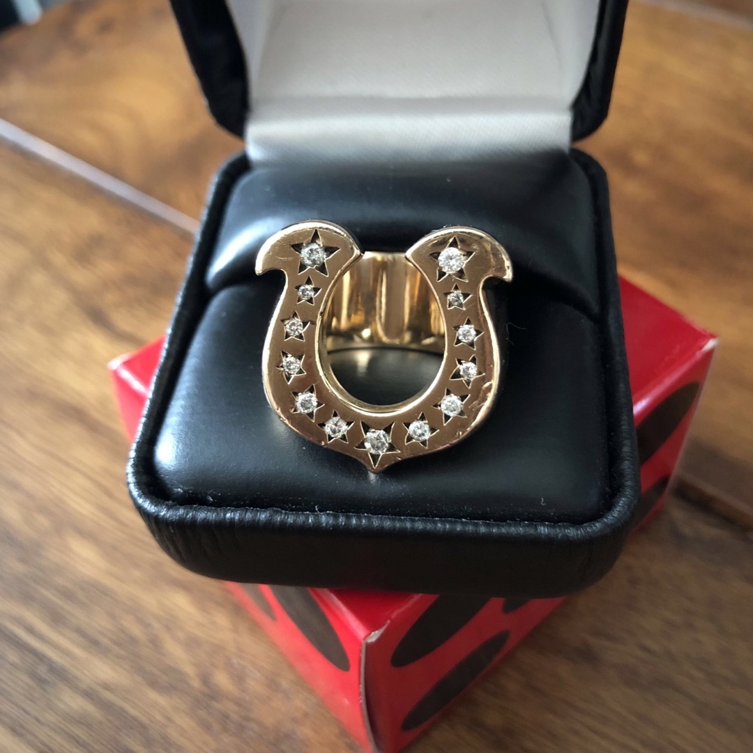 TENDERLOIN - TENDERLOIN テンダーロイン 8K ホースシュー リング 13号